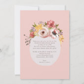 Quarantine Oh Deer Girl Virtual Baby shower Kaart (Achterkant)