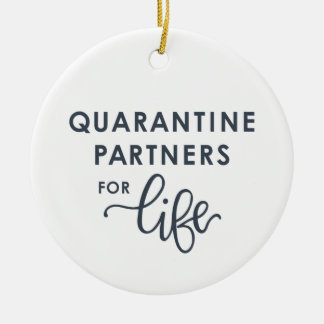 Quarantine Partners voor het leven | Coronavirus ( Keramisch Ornament
