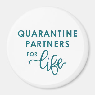 Quarantine Partners voor het leven   Coronavirus Magneet