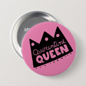 Quarantine Queen Button (Voorkant /achterkant)
