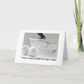 Quarantine Rum Cake Card Kaart (Voorkant)