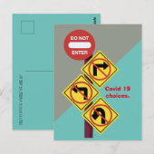 QUARANTINE SHELTERING THUIS, via Slipperywindow Briefkaart (Voorkant / Achterkant)