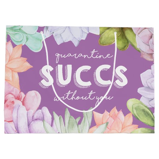 Quarantine Succes zonder jou Groot Cadeauzakje (Achterkant)