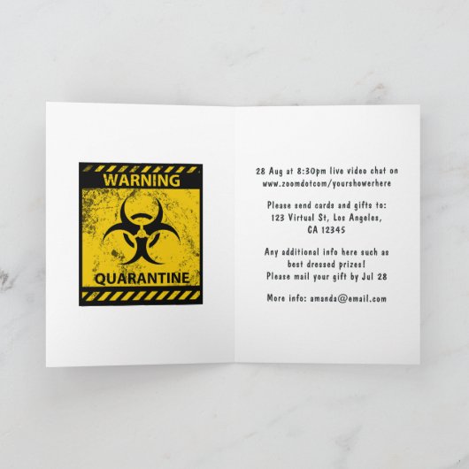 Quarantine Virtual Birthday Party (Binnen)