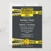 Quarantine Virtual Birthday Party Magnetische Uitnodiging (Voorkant)