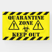 Quarantine Zone Spandoek (Horizontaal)