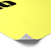 QUARANTINEZONE, GEEN NOTEN POSTER (Hoek)