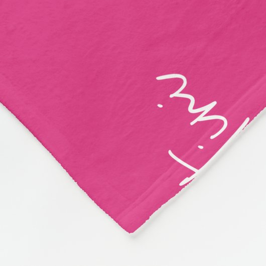 Quarantini Cocktail Pattern roze verwisselbare kle Fleece Deken (Hoek)