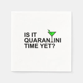 Quarantini Paper Napkin Servet