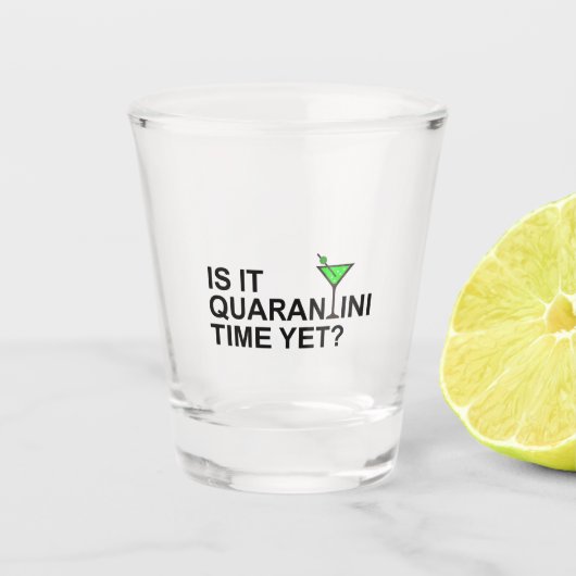 Quarantini Shot glass Glas (Voorkant)