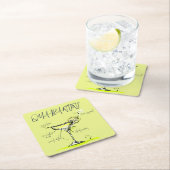 Quarantini Social Isolation Cocktail Recipe Kartonnen Onderzetters (Insitu)