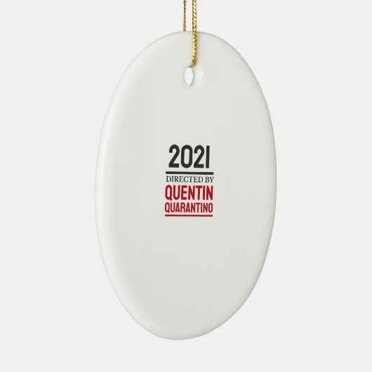Quarantino 2021 keramisch ornament (Rechts)