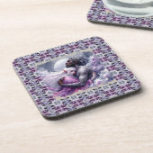 Quaraun & BoomFuzzy - Omhelzen Bier Onderzetter (Linkerzijde)