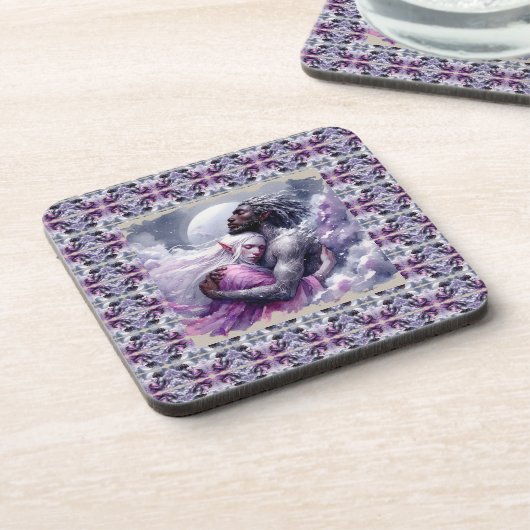 Quaraun & BoomFuzzy - Omhelzen Bier Onderzetter (Linkerzijde)