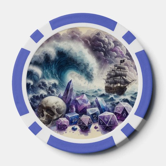 Quaraun & BoomFuzzy - Omhelzen Poker Chips (Achterkant)