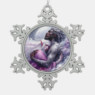 Quaraun & BoomFuzzy - Omhelzing Tin Sneeuwvlok Ornament