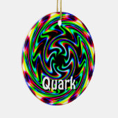 Quark (de woorden veranderen) keramisch ornament (Rechts)