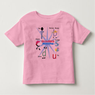 Quarks Particle Physics Fun - Wetenschap voor kind Kinder Shirts