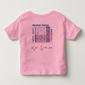 Quarks Particle Physics Fun - Wetenschap voor kind Kinder Shirts (Achterkant)