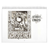 Quarles Emblem Calendar of the Grotesque 1600s Kalender (Hoes)