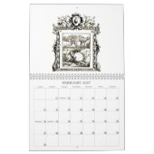 Quarles Emblem Calendar of the Grotesque 1600s Kalender (Feb 2027)