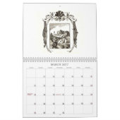 Quarles Emblem Calendar of the Grotesque 1600s Kalender (Mar 2027)