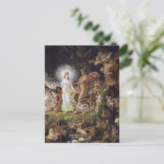 Quarrel des Oberon en Titania Briefkaart (Staand voorkant)