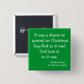 Quarrel-het Collectie Scrooge Vierkante Button 5,1 Cm (Voorkant /achterkant)