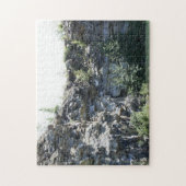 Quarry Granite Rock Cliff Wall Pond Natuur Legpuzzel (Verticaal)