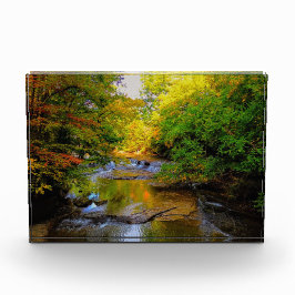 Quarry Rock Herfsten op een dag van de Herfst Fotoblokken