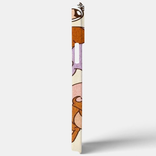 Quartee Cartoon Charme Geen geheimen Case-Mate iPhone Case (Achterkant / Rechts)