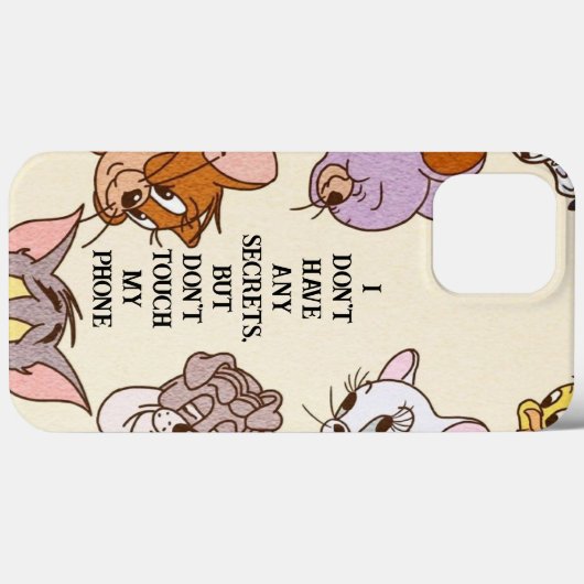 Quartee Cartoon Charme Geen geheimen Case-Mate iPhone Case (Achterkant (horizontaal))