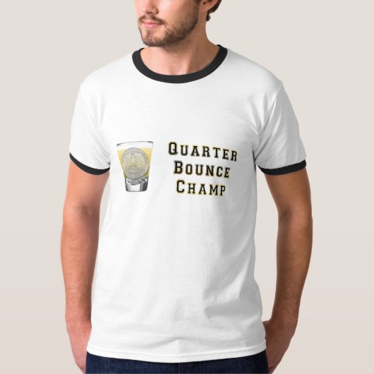 Quarter Bounce BlackGold T-shirt (Voorkant)