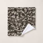 Quarter Camouflage sluiten Bad Handdoek (Wasdoekje)