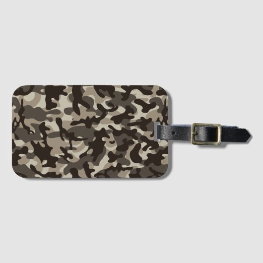 Quarter Camouflage sluiten Bagagelabel (Voorkant (horizontaal))