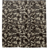 Quarter Camouflage sluiten Douchegordijn (Voorkant)