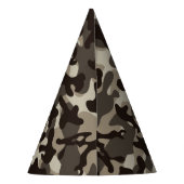 Quarter Camouflage sluiten Feesthoedjes (Achterkant)