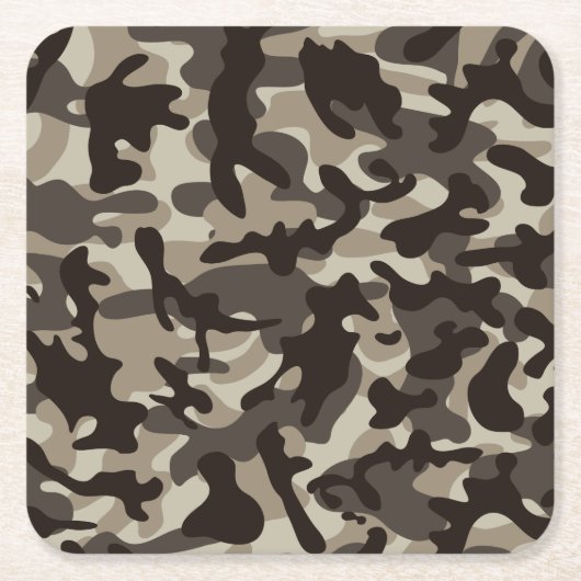 Quarter Camouflage sluiten Kartonnen Onderzetters (Voorkant)