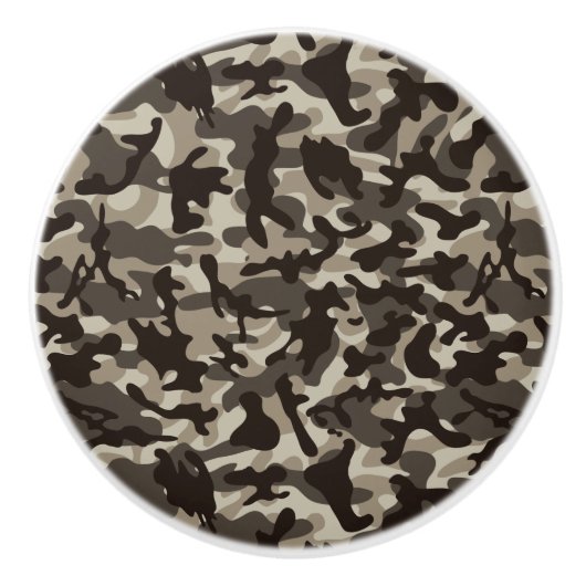 Quarter Camouflage sluiten Keramische Knop (Voorkant)