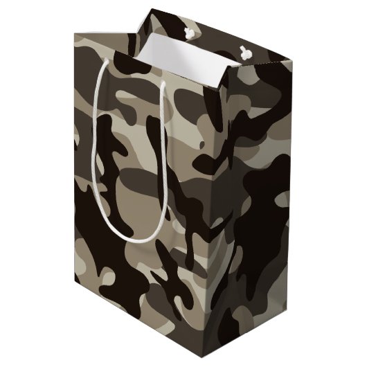 Quarter Camouflage sluiten Medium Cadeauzakje (Achterkant Gekanteld)