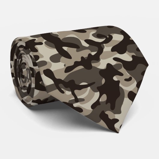 Quarter Camouflage sluiten Stropdas (Opgerold)