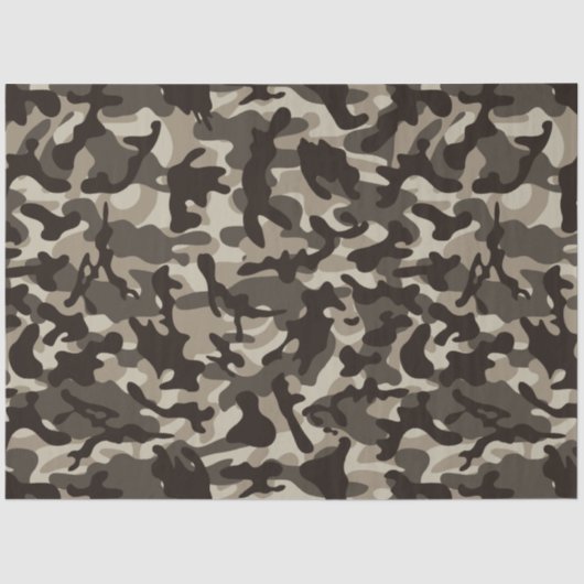 Quarter Camouflage-weefselpapier sluiten Tissuepapier (Voorkant)
