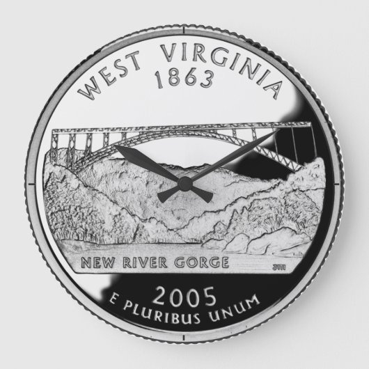 Quarter Clock van West Virginia Grote Klok (Voorkant)