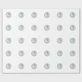 Quarter Coin Verenigde Staten Cadeaupapier (Vlak)
