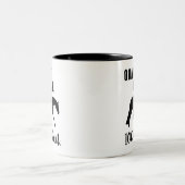 Quarter Horse, 100% hart - stuntstoel Tweekleurige Koffiemok (Center)