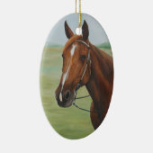 Quarter Horse Art Ornament (Rechts)