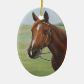 Quarter Horse Art Ornament (Voorkant)