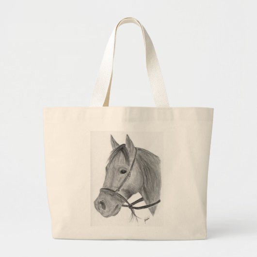 Quarter Horse Bag Grote Tote Bag (Voorkant)