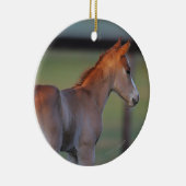 Quarter Horse Foal Keramisch Ornament (Rechts)
