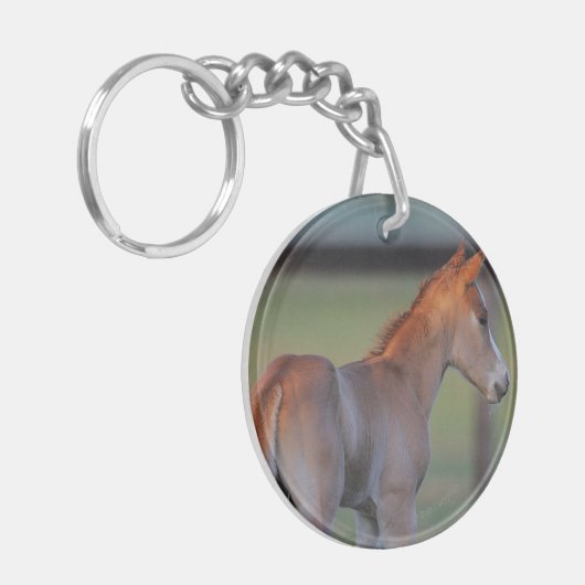 Quarter Horse Foal Sleutelhanger (Voorkant Links)